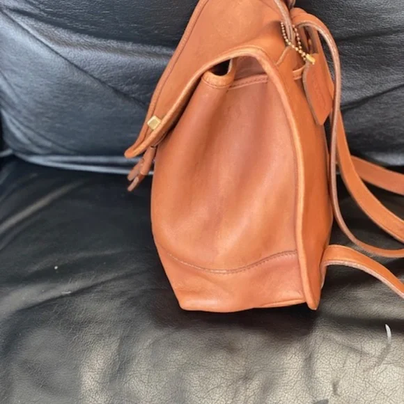 Vintage Coach A2P‑9960 Backpack – British Tan Leather – Excellent Condition - Picture 3 of 11